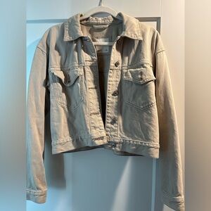 Women's Tan Denim Jacket